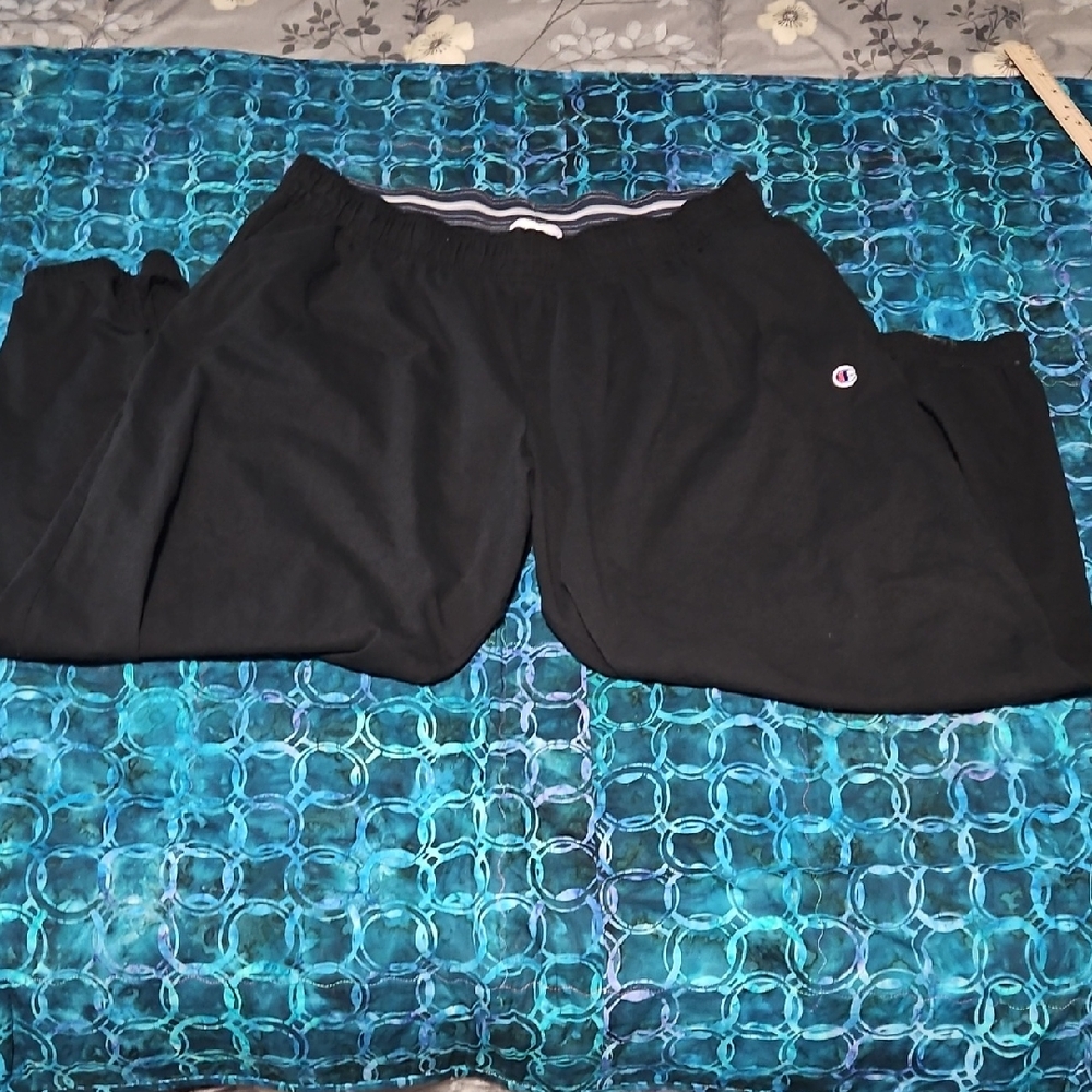 Champion Relaxed Fit Black Joggers Size 4XL